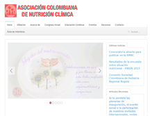 Tablet Screenshot of nutriclinicacolombia.org